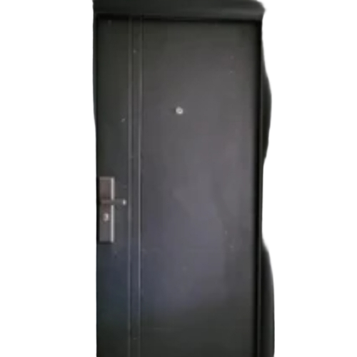 Black Mild Steel Iron Home Door - Iron Frame, 84 Inch Height, Powder Coated, Single Door, Multicolor Interior Entry Door, Solid Wood Frame, Finished Surface