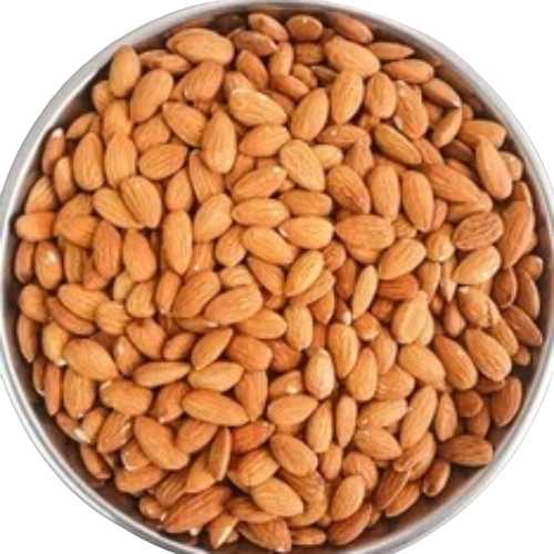 Almonds Nut - Loose Organic Brown Raw Fresh, Made in India | Plastic Box Packaging