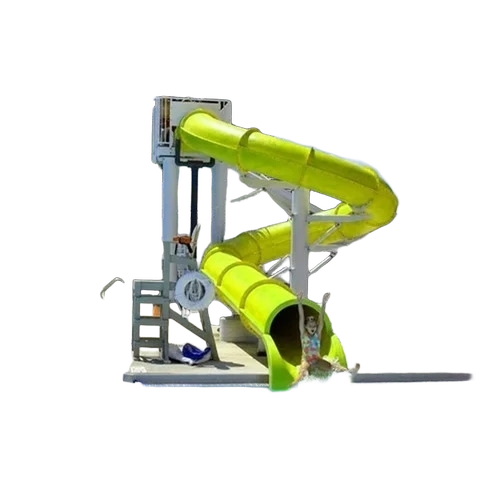 Frp Pendulum Water Park Slide - FRP, 25 Ft Height, Multicolor | Glossy, Matte, Textured Finish, Single Slide