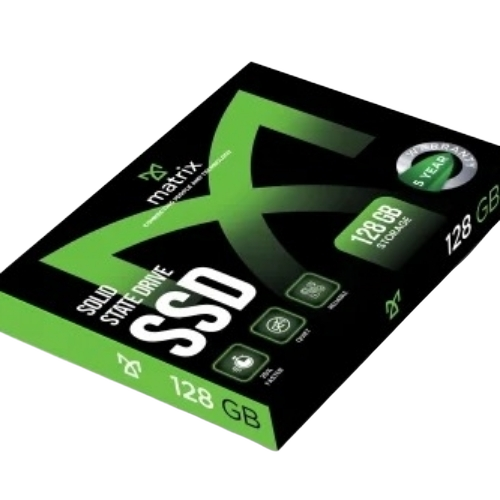 Matrix 128gb 3d Nand Flash Sata 3 Ssd - Plastic, 2.5 Inch, 128 GB, 32MB Cache | Internal Ssd