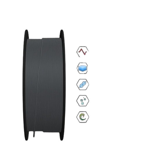 Pla Grey 3d Printer Filament - 1.75 mm Black 330 m 220-260Â°C Print Temp | New Good Quality Industrial Use