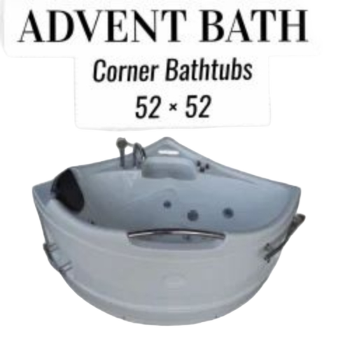 White Illusion Corner Bathtub