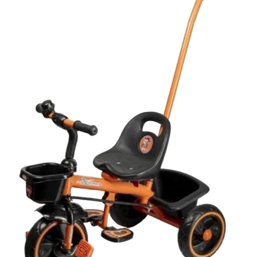 Kids Children Tricycle - Plastic, Orange, 3 Wheels | Gears, 2 To 5 Years Age