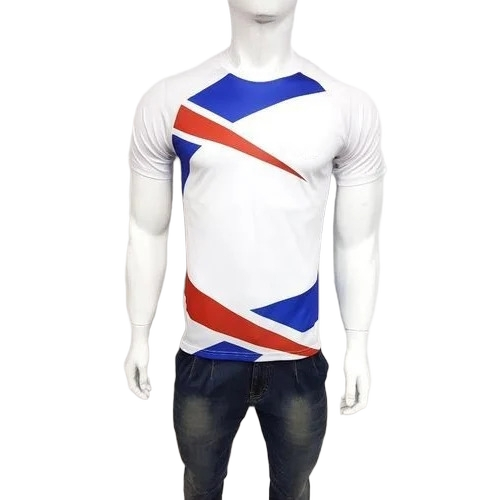 Mens Round Neck T Shirt - Cotton, Small to XL, Multicolor | Good Quality, Half Sleeve