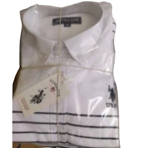 Stripped Mens Shirt - Cotton, Customized Size, Multicolor Horizontal Stripes, Full Sleeves | Good Quality