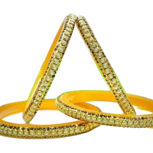 Punjab Bangles Set - Color: Golden