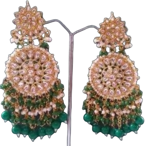 Pearl Kundan Earring