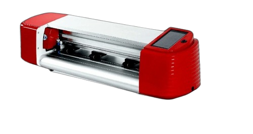 Camera Sticker Cutting Plotter - Metal Rectangular Red, 220v 50hz, Digital Display | Easy To Operate, Easy To Install, Industrial Use, 1 Year Warranty