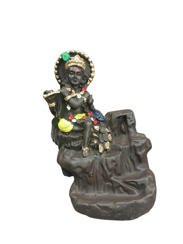 Krishna Ji Smoke Fountain - Color: Black