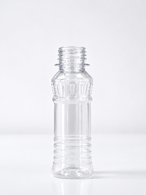 Plastic Bottle - Plastic, 100 ML, Transparent | Durable, Fine Finished, Water Resistant, Industrial Use