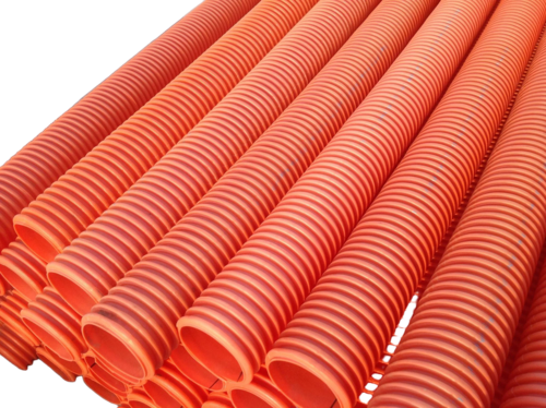 Underground Cable Protection Hdpe Dwc Pipe - Color: Black