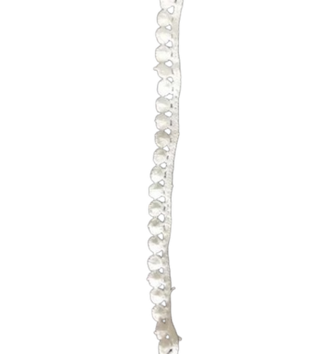 Gpo Lace - Cotton, Standard Size, White | Lightweight, Elegant Design, Washable, Crease Resistant