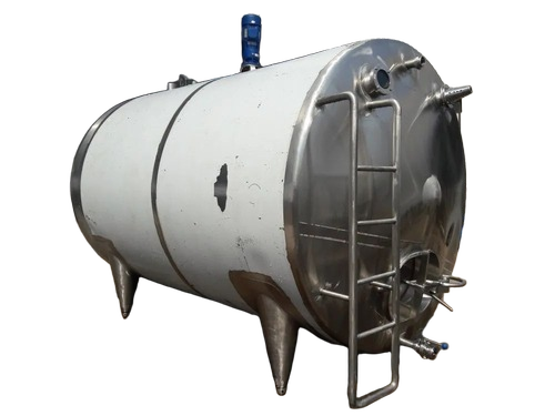 Milk Storage Tank - Stainless Steel, Standard Size, Silver | Leak Resistant, Polished, Easy To Install And Clean