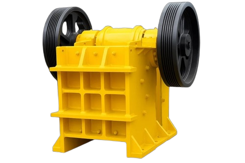 Stone Crusher - Metal Standard Size Yellow | Automatic Computerized Adjustable Speed Power Efficient Corrosion Resistant