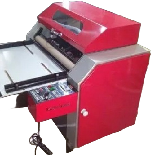 24inch Rotary Sticker Half Cutting Machine - Mild Steel, 200mm, Gray | Plc Control, Semi Automatic, 220v