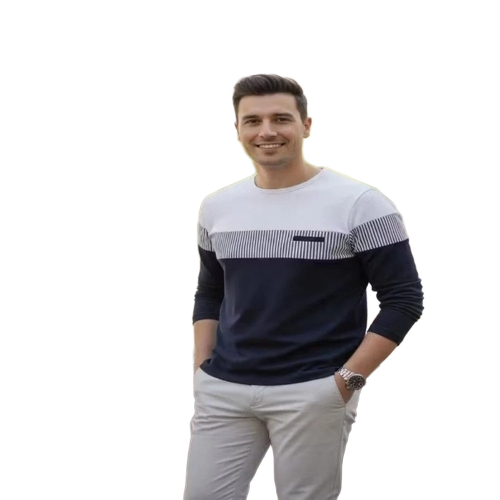 Cotton Round Neck Men T Shirts