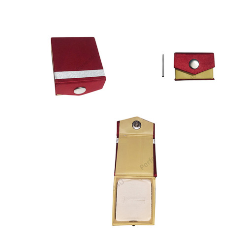 Jewellery Ring Packaging Boxes - Color: Red & Cream