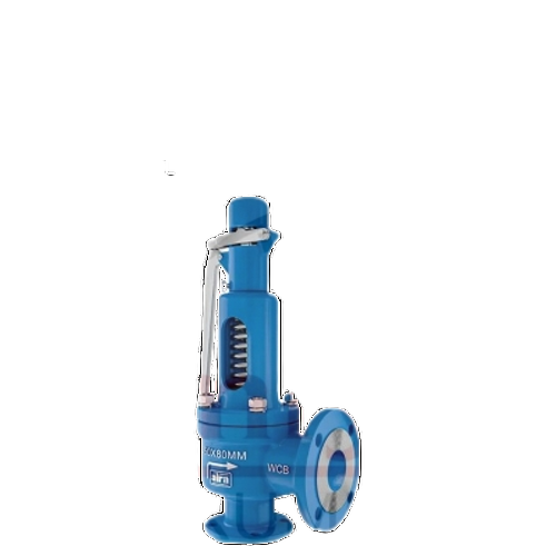 Pop Type Safety Valve - Metal, Blue | Rust Free, Acid, Gas, Oil Resistant, Spring-loaded Pressure Relief
