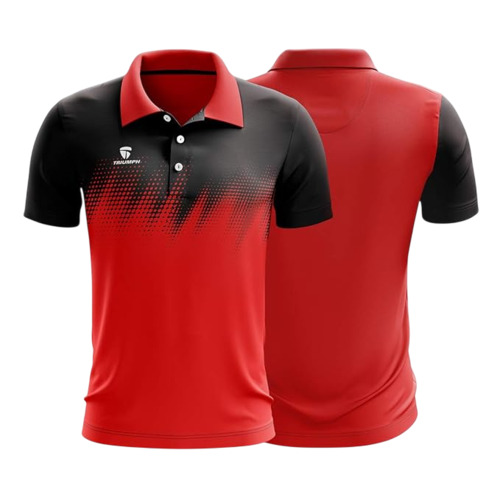 Customize Collar T Shirt - Polyester Fabric, Customized Size, Multiple Colors | Lightweight, Breathable, Short Sleeve, Polo Collar, Casual Male