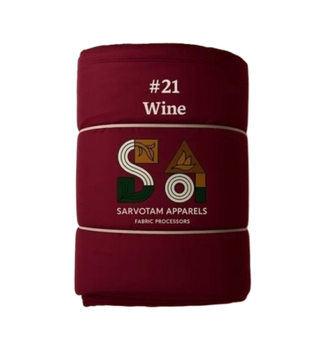 Plain Rayon Fabrics - Rayon, Wine Color, Light Weight, Anti-Wrinkle, Quick Dry, Shrink-Resistant