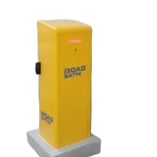 Mild Steel Road Sathi Automatic Boom Barriers - Color: Yellow