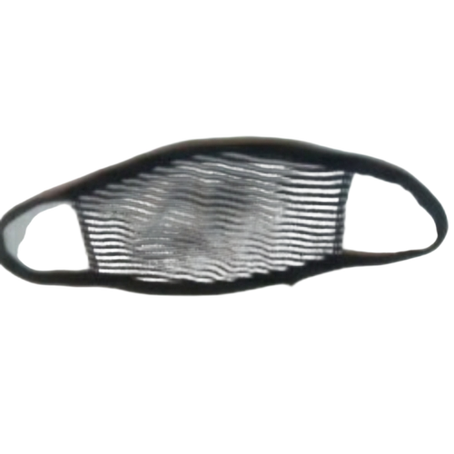 Single Layer Mask - Cotton, Custom Size, Black | Reusable, Good Quality, Suitable for All Ages