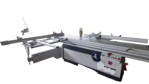 Electric Sliding Table Panel Saw - Color: White