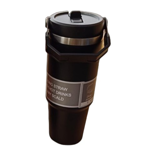 Water Tumbler - Lightweight Black, Smooth Finish | Durable, Portable, Easy to Clean, Multi-Use Storage