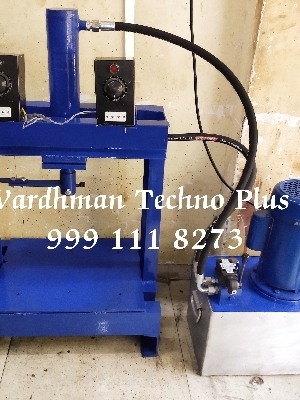2 HP Hydraulic Paper Plate Making Machine - Leaf Material, 14 Inch Size, Blue, PLC Control, 3000 Pcs/hr Capacity