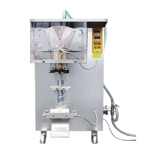 Automation Milk Packaging Machinery - Steel, Silver, LDPE Pouch, Single Lane, 500 bph | Electric Drive, Gravity Filling, 1 Year Warranty