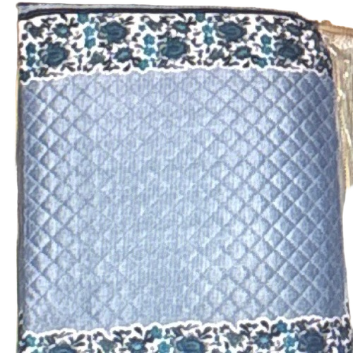 Printed Qulit - Velvet Fabric 36 Inches, Multicolor Printed | Washable, Plain Weave, Home Usage