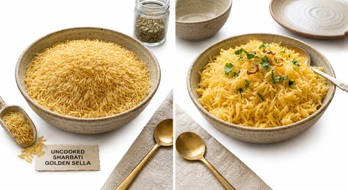 Sharbati Golden Sella Rice - Broken (%): Less Than 1%