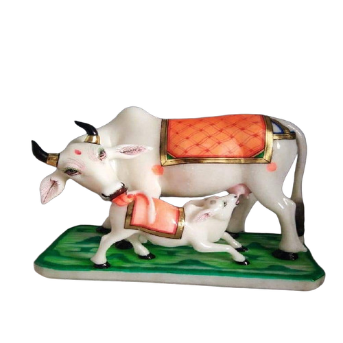 Marble Cow Statue