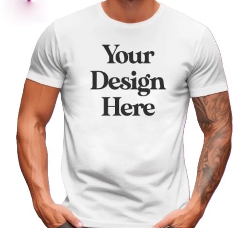 Cotton White Holi T Shirt