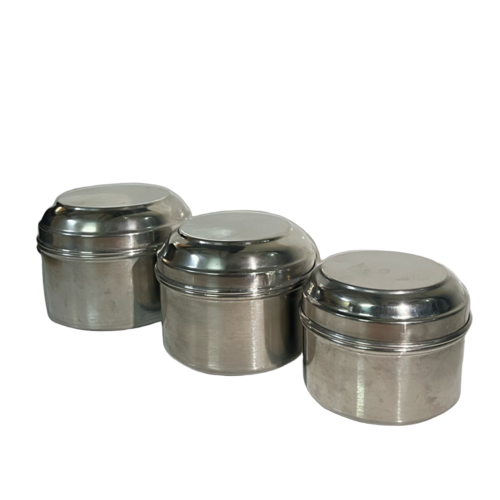 Stainless Steel Mini Canister - Capacity: 1 Kg