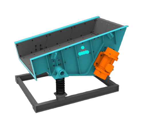 Vibratory Pan Feeder - Color: Green
