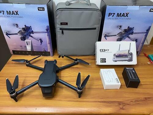 SMRC P7 MAX V2 Upgraded 8K Drone 3-Axis Gimbal Intelligent Obstacle Avoidance 5G GPS Large size Quadcopter with Screen Remote Control