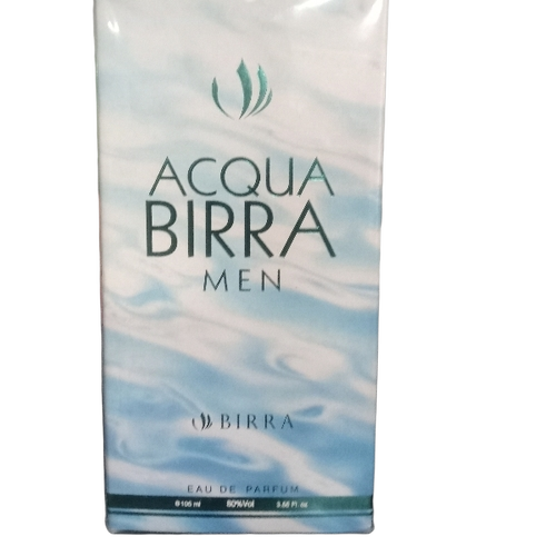 Acqua Birra Men Perfume - 100 ml White Box Natural Rose Liquid Spray