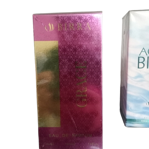 Pink Rectangle Glass Perfume Bottle