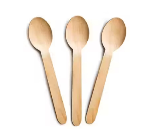 160mm Ice Cream Wooden Spoon