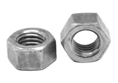 Mild Steel Hex Nut - Color: Silver