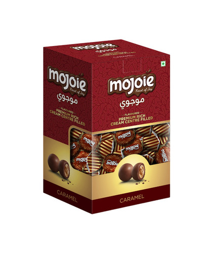 Compound Chocolate Mojoie Truffles Double Twist Box (1Kg)- Caramel Flavour - Application: Food