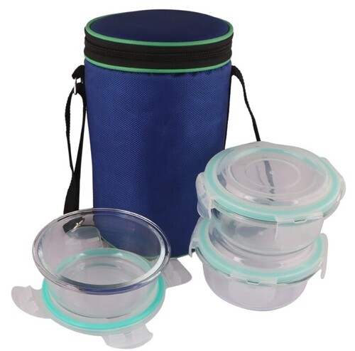 1200 Ml Plastic Tiffin Lunch Box