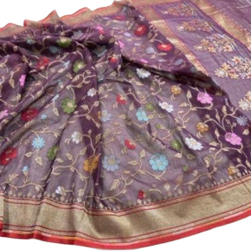 Banarasi Pure Jamdani Silk Saree