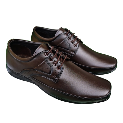 Brown Lace Up Office And Casual Shoes