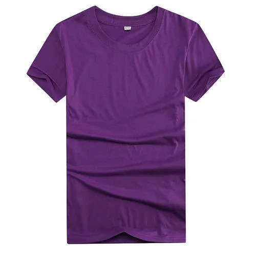 Mens Plain Purple T Shirts - Age Group: Adults