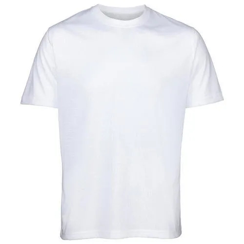 Mens White Half Sleeve T Shirts - Age Group: Adults