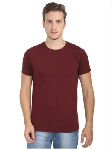 Plain Round Neck T Shirts - Age Group: Adults