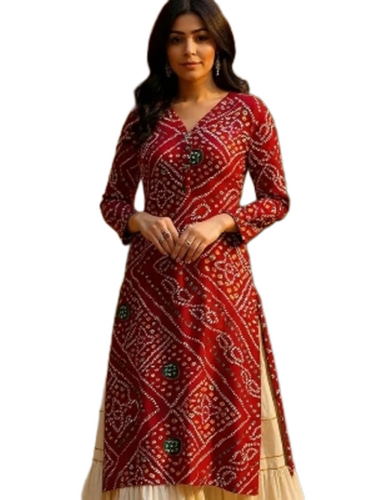 Ladies Kurtis - Design: Printed