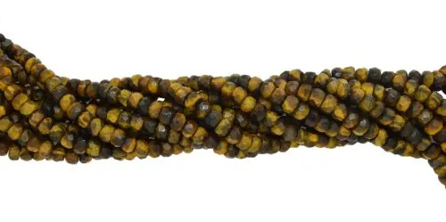 Faceted Rondelle Shape Gemstone Beads